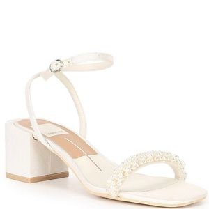 Dolce Vida Zalima Heels in Vanilla Pearls
